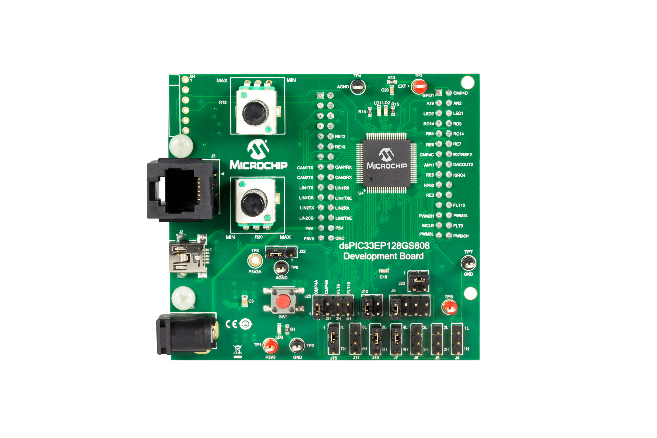 Dspic33ep128gs808 Development Board