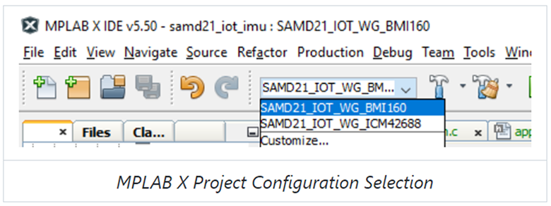 Selecting the Type of Sensor