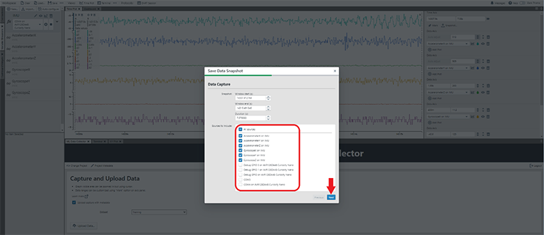 Saving the Data to the Project