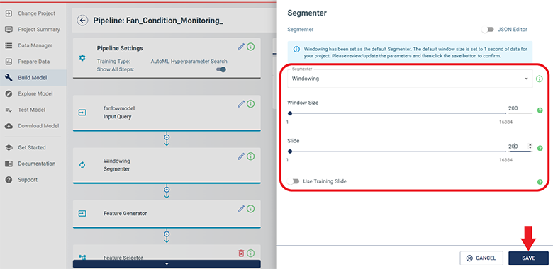 Setting Segmenter Parameters