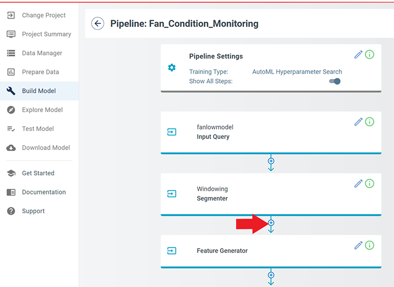 Adding a Step in Between Windowing and Feature Generator