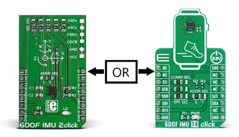 IMU Click Boards